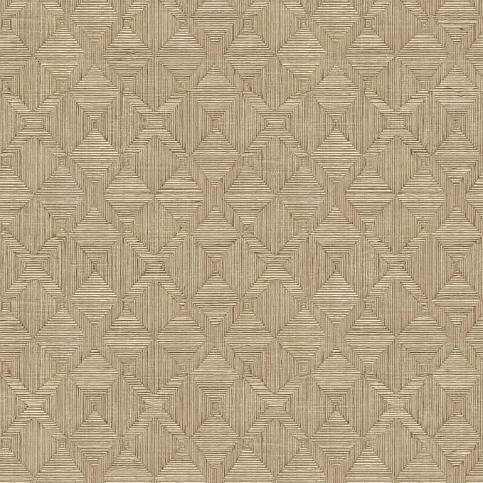 Tempaper x Jeremiah Brent Cream Textured Hoffmann Faux Sisal Removable Peel and by TempaperCo