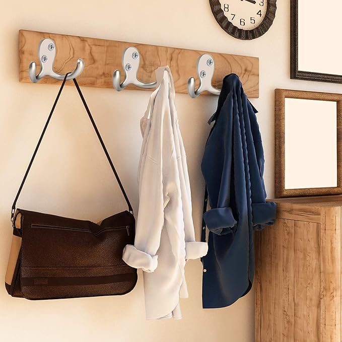 IBosins 20 Pack Heavy Duty Coat Hooks Wall Mounted - Image 5
