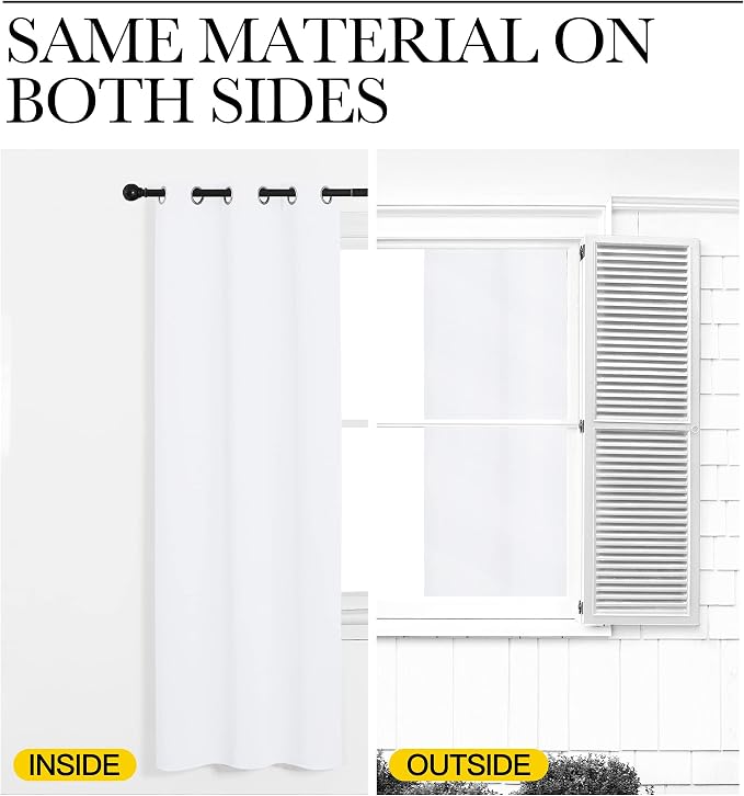 NICETOWN Window Curtains 86 inches Long - Image 6