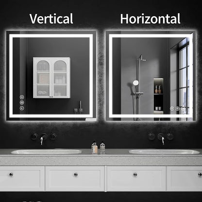 LED Bathroom Mirrors 32"x32" Bathroom Mirror - Image 9