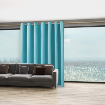 BONZER Room Divider Curtain Total Privacy Wall Noise Reducing Wide Blackout - Image 5