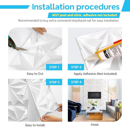 STICKGOO 33 Pack 3D Wall Panels - Image 7