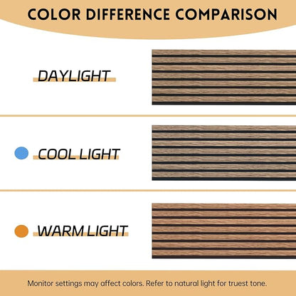 RITOLLO 4 Pack Wood Panels for Wall, 47.2"×23.6"×0.7" Wood Slat Acoustic Panels - Image 9