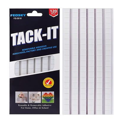 Feosky Adhesive Poster Sticky Tack Putty, Reusable and Removable Adhesive Putty by Feosky