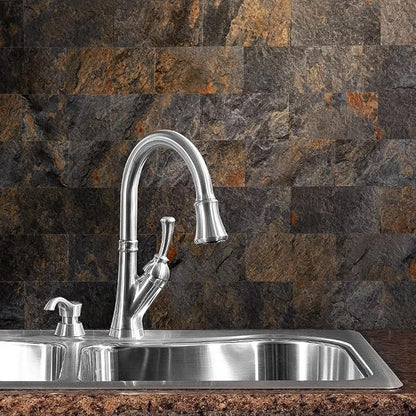 AULIGET 4 Pieces Peel and Stick Backsplash Wall Tile - Image 2