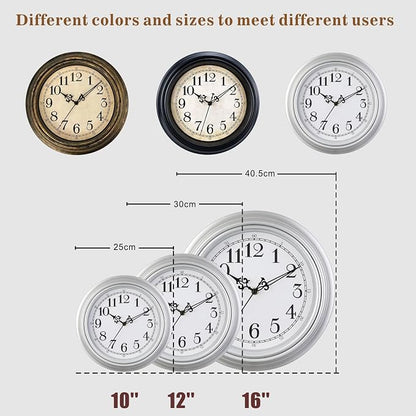 Plumeet Extra Large Retro Wall Clock - Image 7