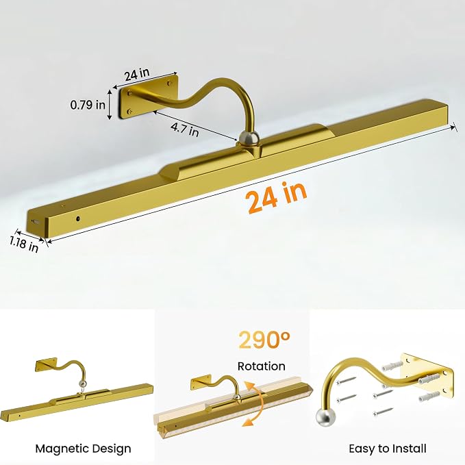 3 Pack Gallery Picture Frame Lights - Image 7