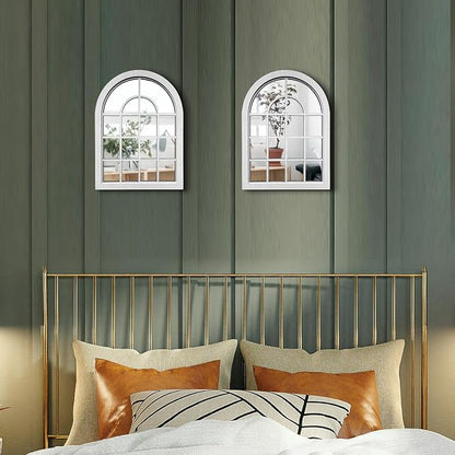 ZEXUIRU 2 Set. Rustic Wall Mirrors - Image 3