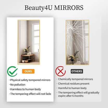Beauty4U 71" x 32" Large Full Length Mirror - Image 3