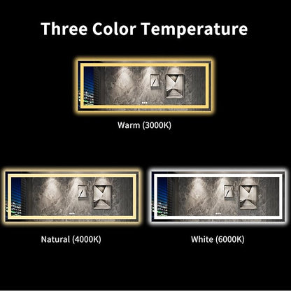 LOAAO 96X36 LED Bathroom Mirror - Image 5