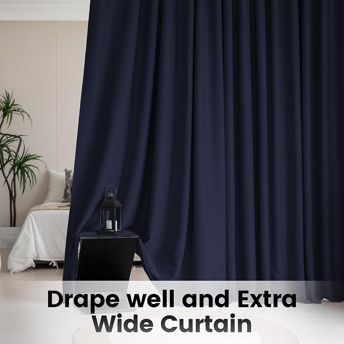 Extra Wide Room Divider Curtains, Theater Curtains Perfect - Image 3