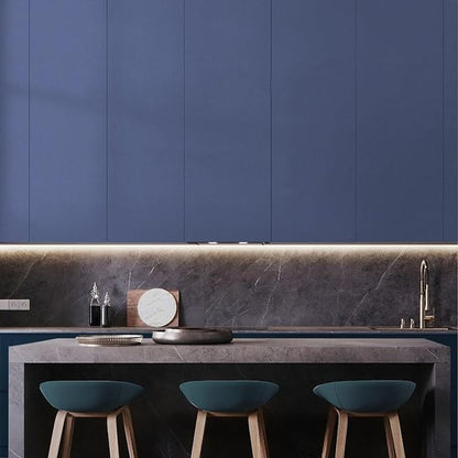 practicalWs Blue Peel and Stick Wallpaper 15.7" x 118.1" Blue Contact Paper - Image 4