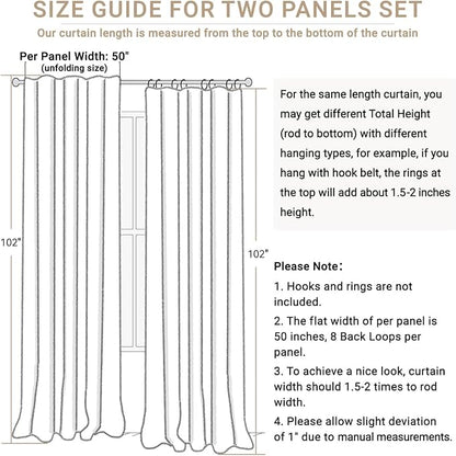 100% Blackout Shield Green Linen Blackout Curtains - Image 7
