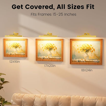 3 Pack Gallery Lights for Wall, 4400mAh Rechargeable Picture Lights - Image 7