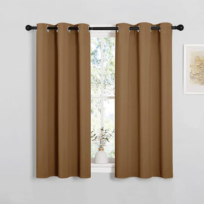 NICETOWN Sleek Blackout Curtains 45 inches Length by NICETOWN