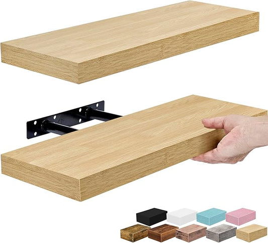 Sorbus Floating Shelves for Wall – 16 Inch Floating Shelf for Kitchen, Living by Sorbus