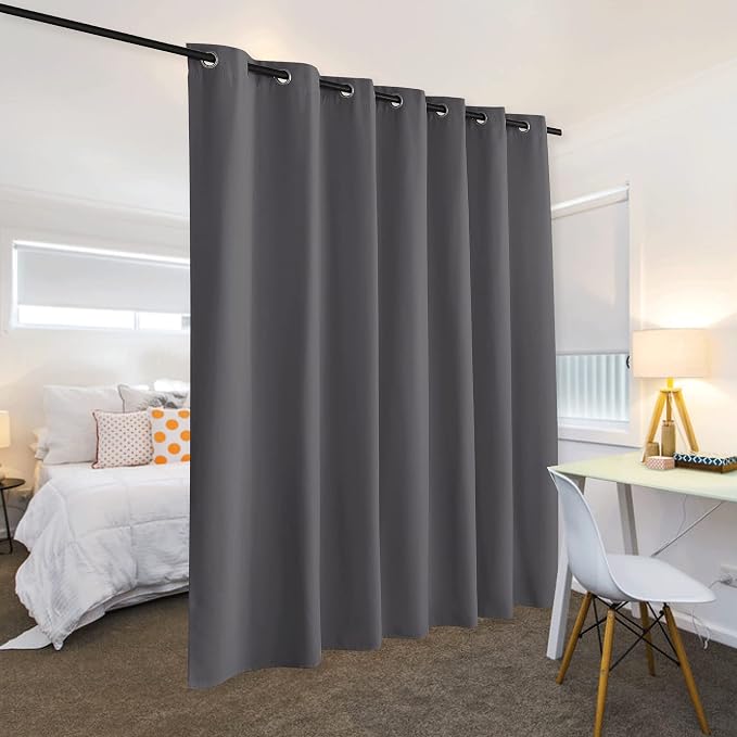 RYB HOME Blackout Curtains Soundproof Energy Saving Insulating Privacy Room - Image 3