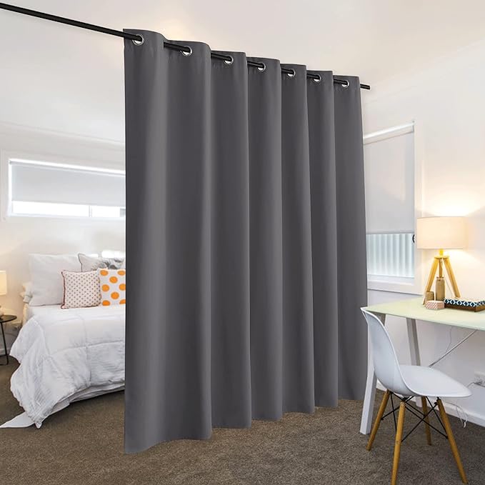 RYB HOME Blackout Curtains Soundproof Energy Saving Insulating Privacy Room - Image 3