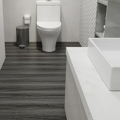 Wood Grain Peel and Stick Floor Tiles – 11.8” Width, Full Roll Length of 590" – - Image 5