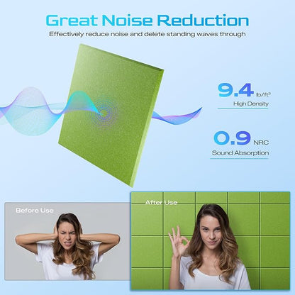 12 Pack Self-Adhesive Acoustic Panels, Soundproof Wall Panels - Image 3