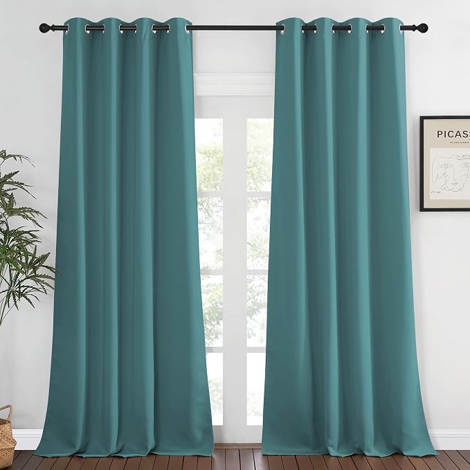 NICETOWN Bedroom Curtain Room Darkening Drapery 102 inches Length by NICETOWN