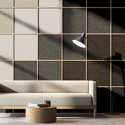 Blended Brown Peel and Stick Wallpaper Slight Velvety Feeling Woven Fabric - Image 7
