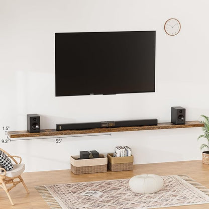 Heimlove 55 Inch Long Floating Shelves - Image 2