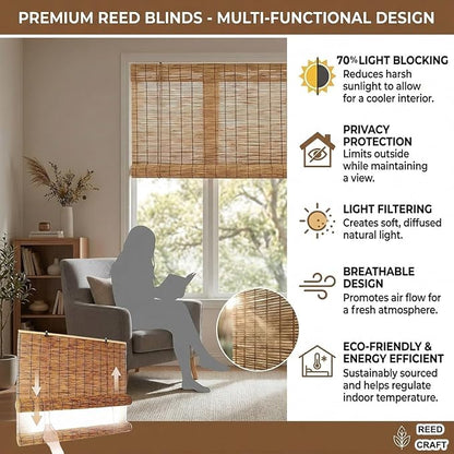 Bamboo Blinds Outdoor, Breathable Bamboo Shades - Image 8