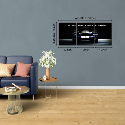 KAWAHONE Motivational Canvas Wall Art - Image 2