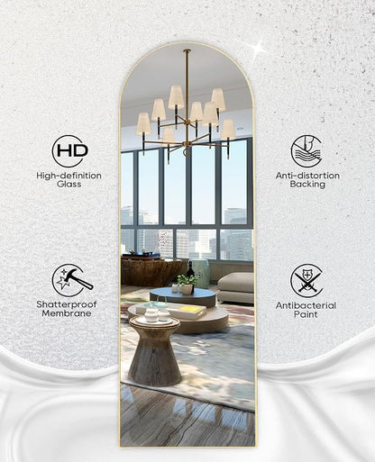 Floor Mirror, Arched Mirror Full Length, Freestanding Mirrors, Arch Floor - Image 7