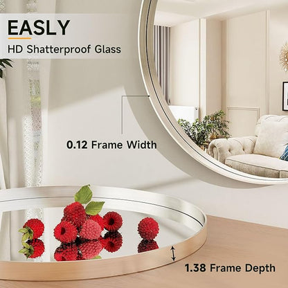 30 Inch Round Bathroom Mirror - Image 6