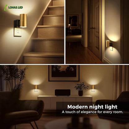 L LOHAS LED Night Light, Dimmable Night Lights Plug into Wall, 2 Pack Automatic - Image 8