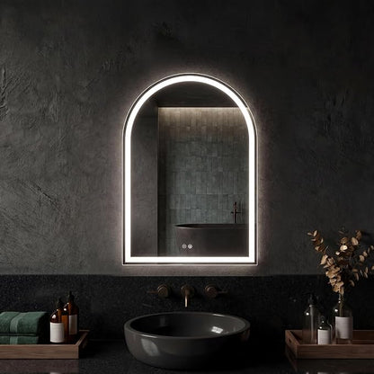DUMOS 20"×28" LED Bathroom Mirror - Image 8