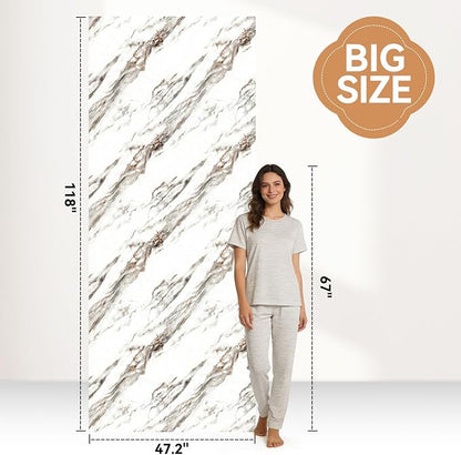 KASARO Peel and Stick Backsplash Wall Tile, 118 × 47 inch Self-Adhesive Thicker - Image 5