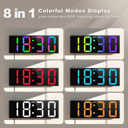 JALL 12'' Large Digital Wall Clock, Big LED Number Dispaly, Night Light - Image 3