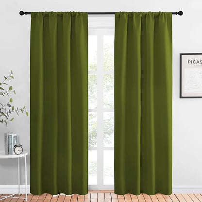 NICETOWN Blackout Curtains for Living Curtains, 1 Pair, 34-inch W x 84-inch L by NICETOWN