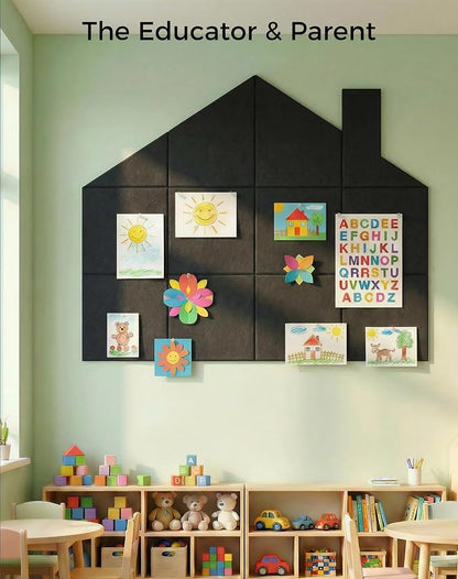 Aothia Felt Bulletin Board Tiles - Image 8