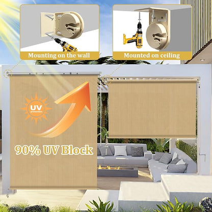 Shade&Beyond Outdoor Roller Shades - Image 4