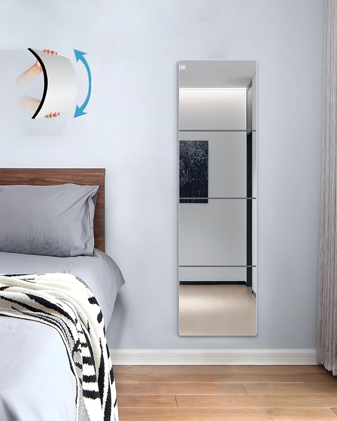 Shatterproof Full Length Mirror Tiles by SAFEE+MRROR