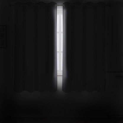 LEMOMO Grey Thermal Blackout Curtains/52 x 72 Inch/Set of 2 Panels Room - Image 3