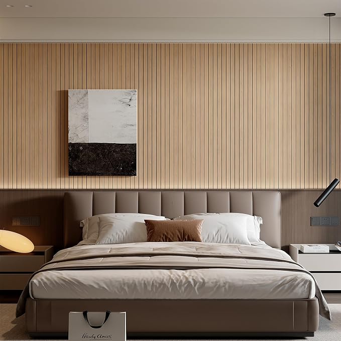 YU LI 3DH Peel and Stick PVC Slat Wall Panel 118"x15.75" Self-Adhesive Thick - Image 4