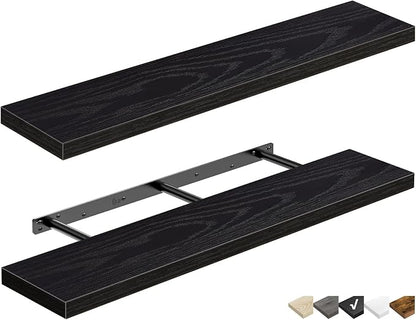 QEEIG Floating Shelves for Wall 47.2" Extra Long by QEEIG