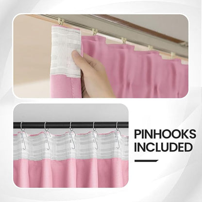 Hot Pink Princess Curtains Blackout - Image 3