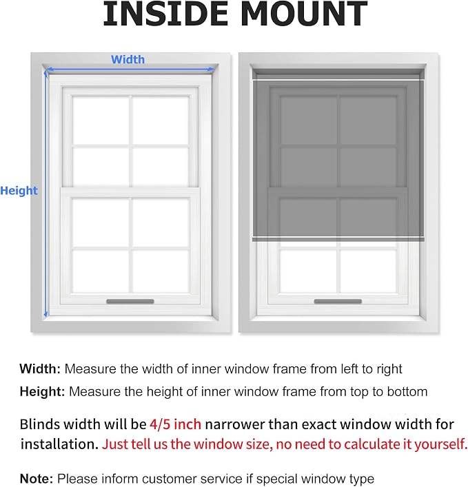 LazBlinds Cordless Bamboo Blinds, Roll Up Shades - Image 6