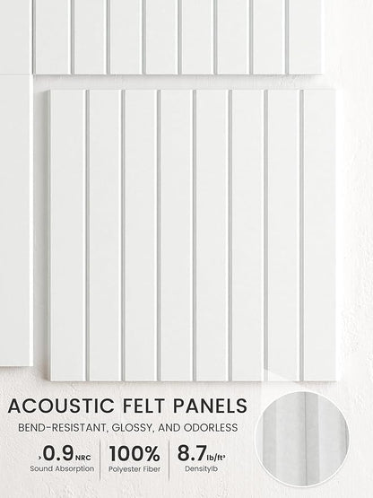 Bumusty Large Cork Board Alternative-48 x 36" Felt Bulletin Board Tiles - Image 3