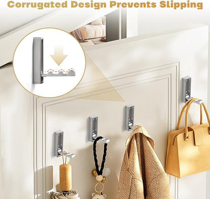 Folding Wall Hook, Heavy Duty Zinc Alloy No Rust Fold Up Hooks - Image 4