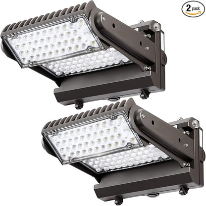 Dusk to Dawn 150W Rotatable LED Wall Pack Light, 5000K 21000LM 800-1000W by LEDLightingManufacturer