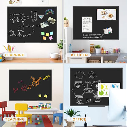 JILoffice Magnetic Chalkboard/Black Board 48 x 36 Inch - Image 2
