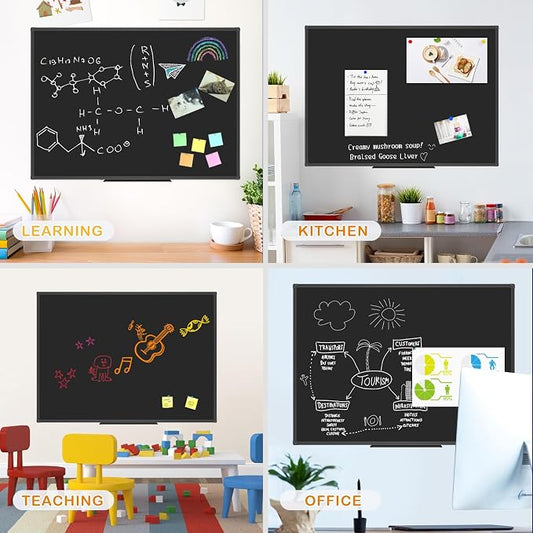 JILoffice Magnetic Chalkboard/Black Board 48 x 36 Inch - Image 2