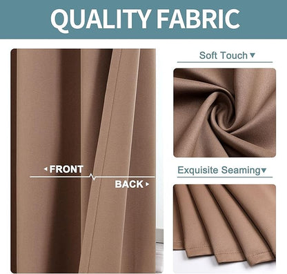 ChrisDowa Blackout Door Curtains - Image 5